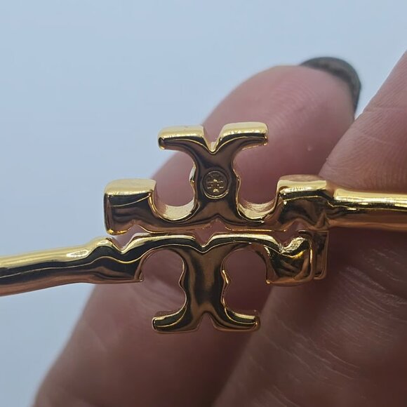 Tory Burch Logo Bangle Bracelet (Clearance) - Picture 9 of 11